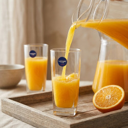 Glass Cup Set - 6 Pcs